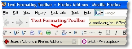 Text Formating Toolbar - Devils Workshop
