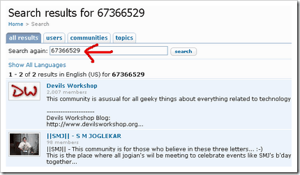 Communities Owned by A Orkut User