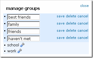 Orkut Manage Groups