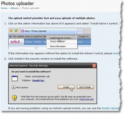 Orkut Bulk Photo Uploader2