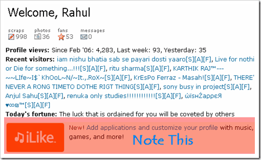 Orkut open social apps