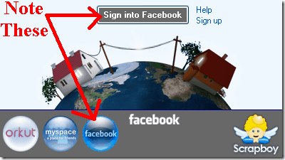 Scrapboy supports facebook now