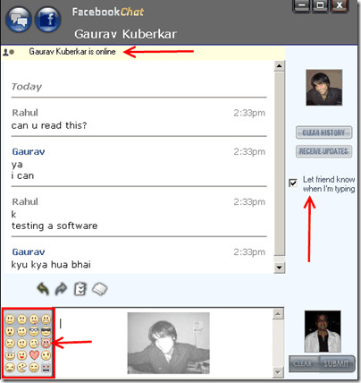 Facebook Chat from Scrapboy