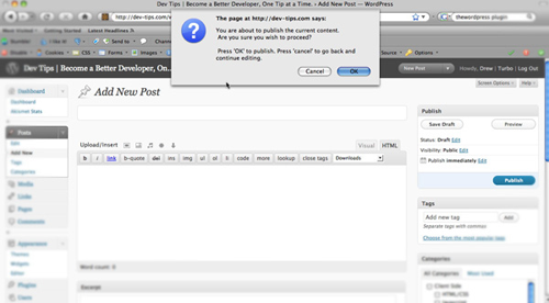 are you sure wordpress plugin