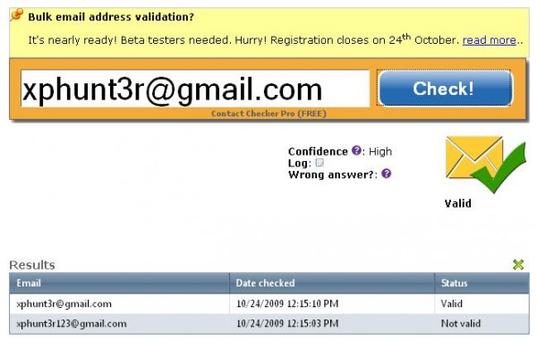 fake email id checker