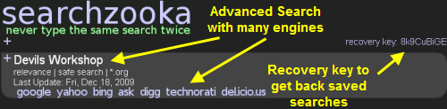Save your search queries