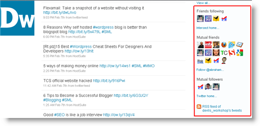 mutual followers extension for chrome