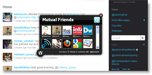 twitter mutual friends add-on