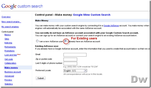 google custom search_money2