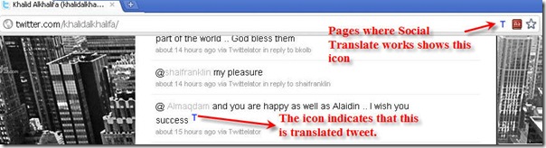 social translate in action