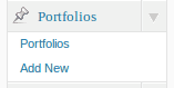 Custom Post Type Portfolio