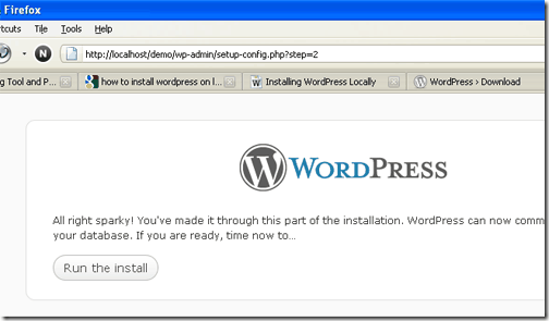 Run Install