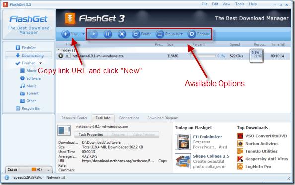 FlashGet-UI