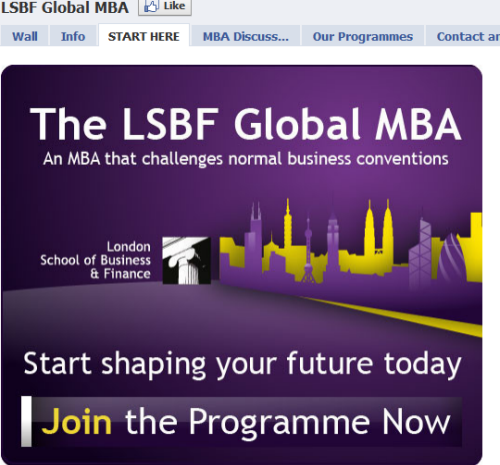 LSBF MBA facebook