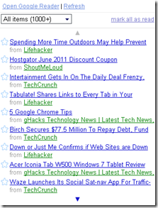 google reader 4