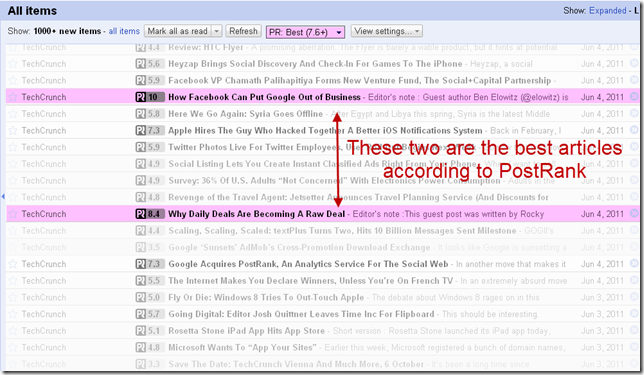 google reader 5
