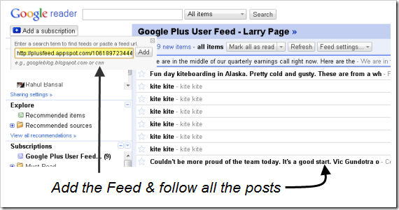 Google_plus_RSS_Reader