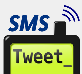 tweet by sms