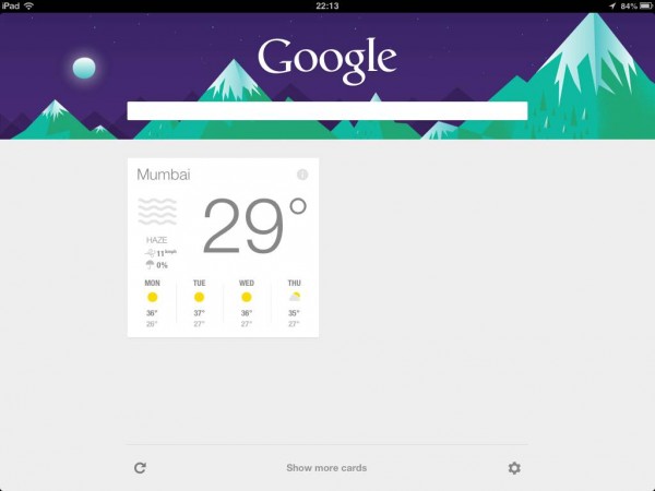 Google Now iOS