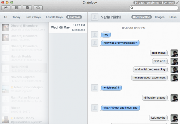 Chatology for Mac